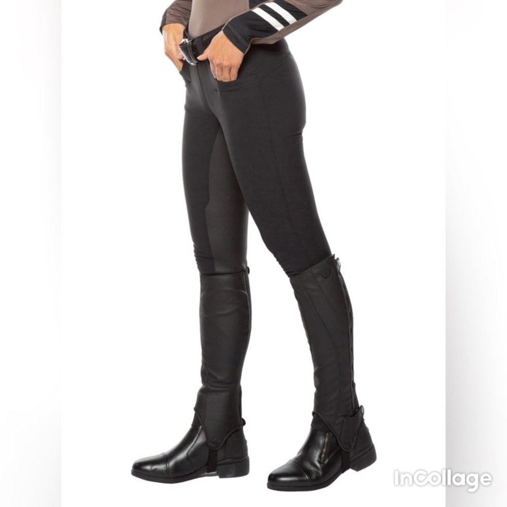 Kerrits Size X-Large Black Griptek II Full Seat Riding Breeches Pant